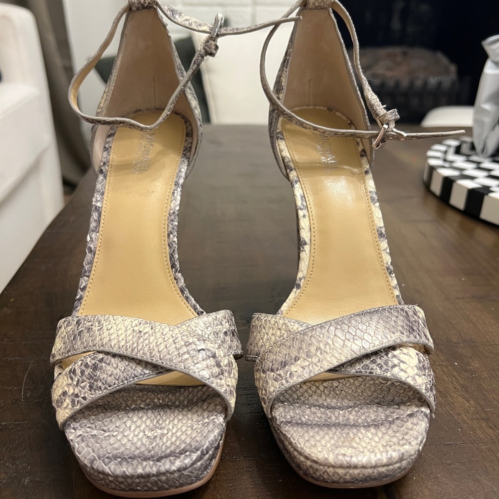 Michael Kors Snakeskin Patterned Heels